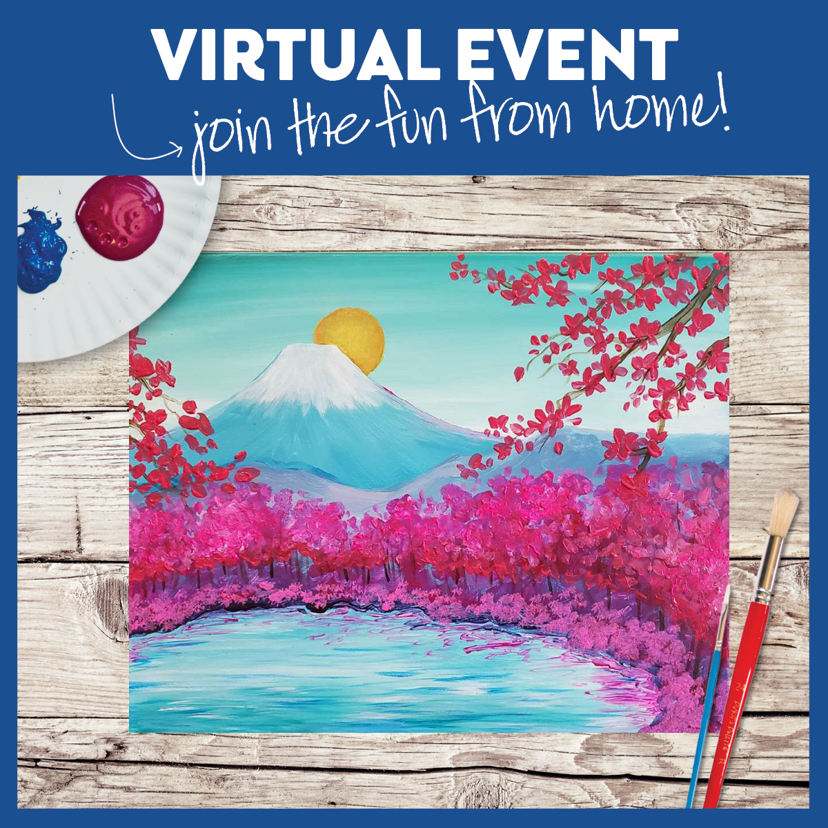 LIVE INTERACTIVE VIRTUAL CLASS - ART KIT INCLUDED (HAVE SUPPLIES? THEN IT'S ONLY $15!)